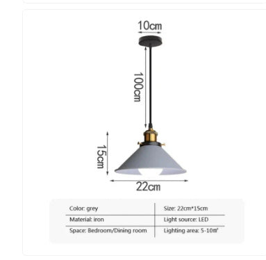 Bedroom Study Macaron Post-modern Single-head Droplight