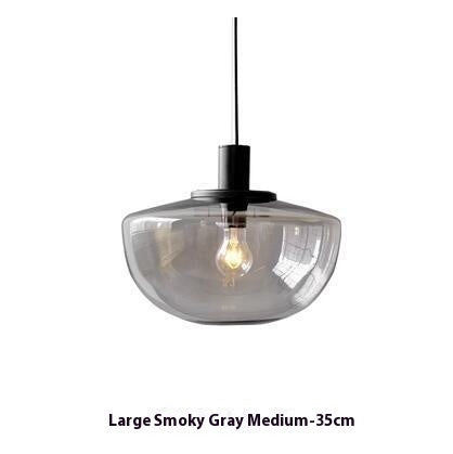 Designer Simple Milky White Glass Single-head Droplight