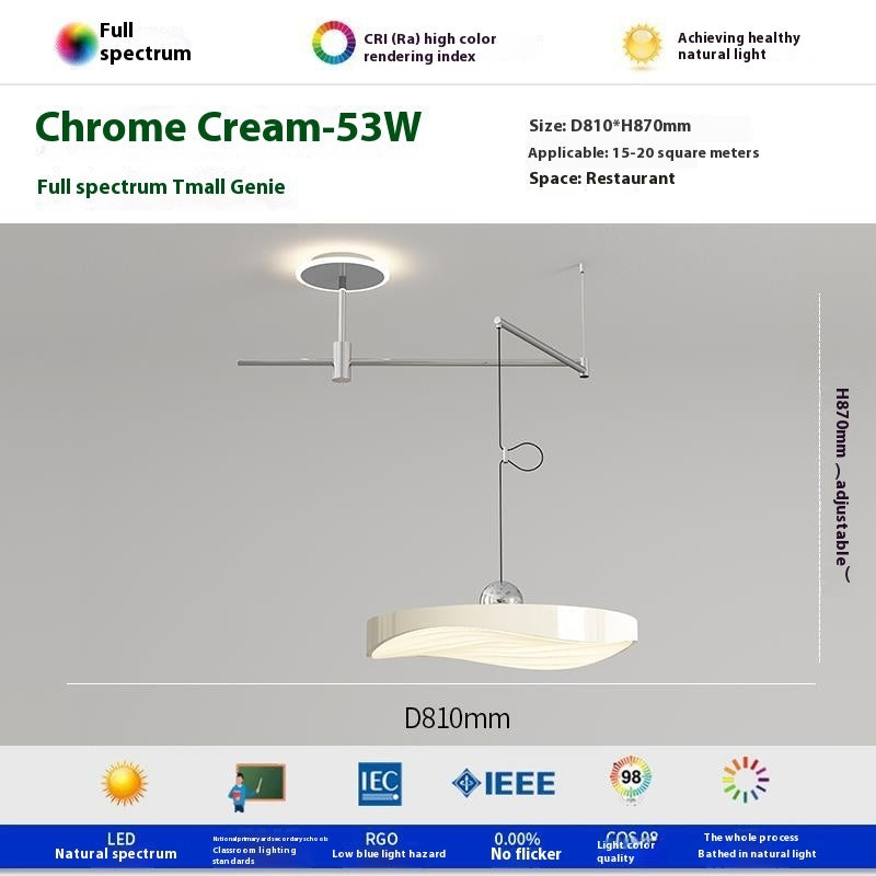 Flying Saucer Rocker Arm Restaurant Chandelier