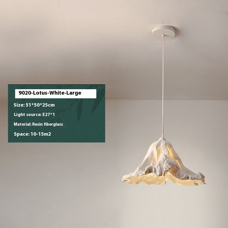 Crystal Lotus Leaf Pendant Light