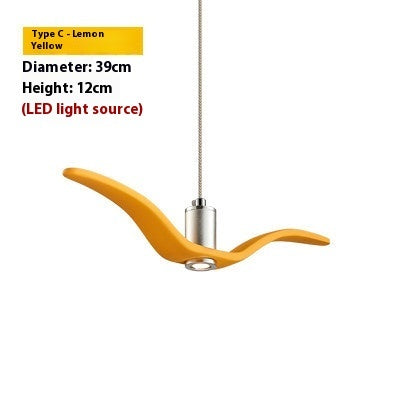 Nordic Personalized LED Chandelier Post-modern Simple Macaron