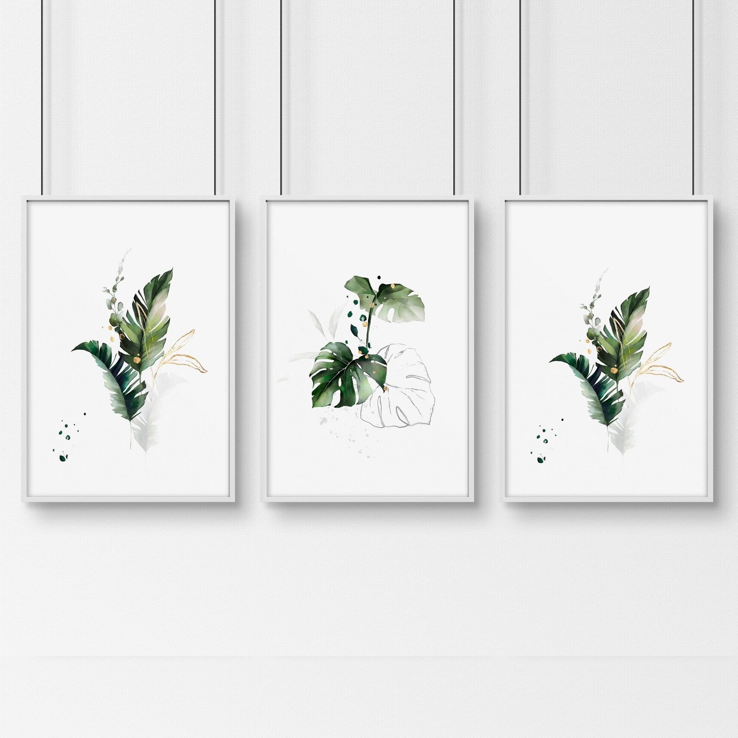 pictures for bathrooms wall - set of 3 wall art