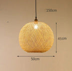Zen Pastoral Pendant Light Minimal Tea Room