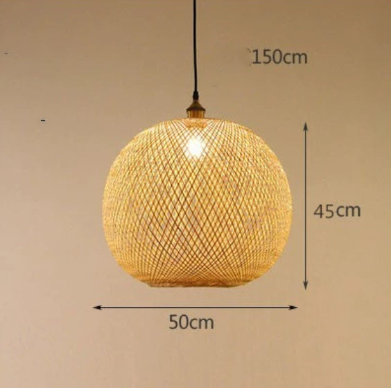 Zen Pastoral Pendant Light Minimal Tea Room