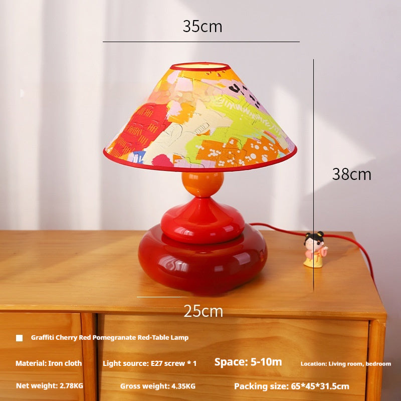 Nordic Retro Design Bedroom Bedside Lamp