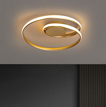 Aluminum Line Bedroom Light Simple Modern Living Room Ceiling Lamp