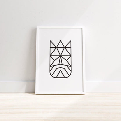 King - Livingroom Wall Decor, Bedroom Wall Art, Livingroom Print,