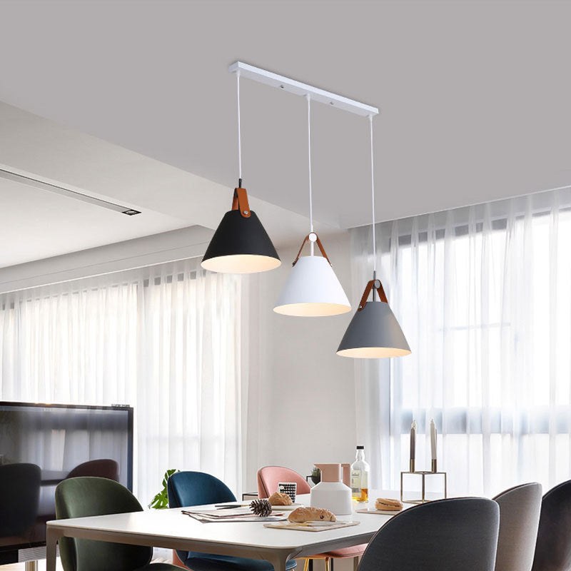 Nordic Iron Pendant Chandelier with LED
