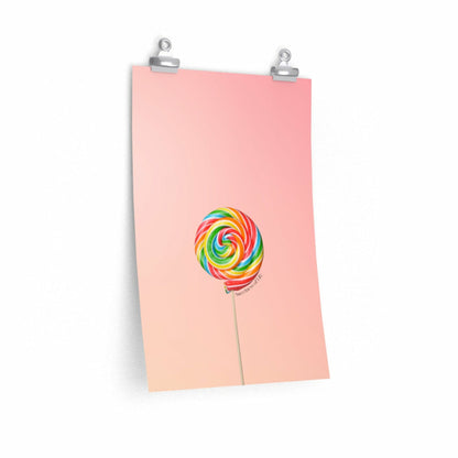 Sweetness of Life Lollipop Poster
