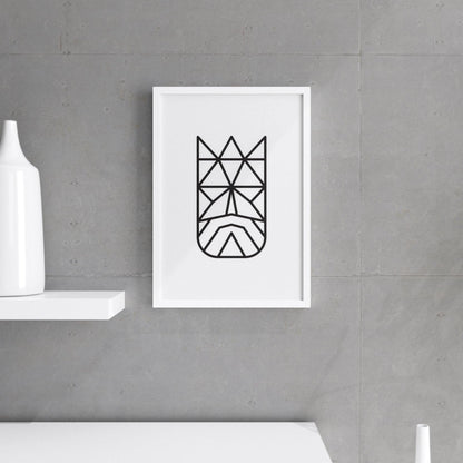 King - Livingroom Wall Decor, Bedroom Wall Art, Livingroom Print,