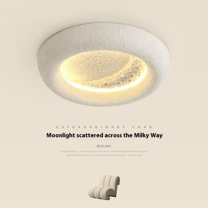 Cream Style Modern Moon Light Master Bedroom Study Ceiling Light