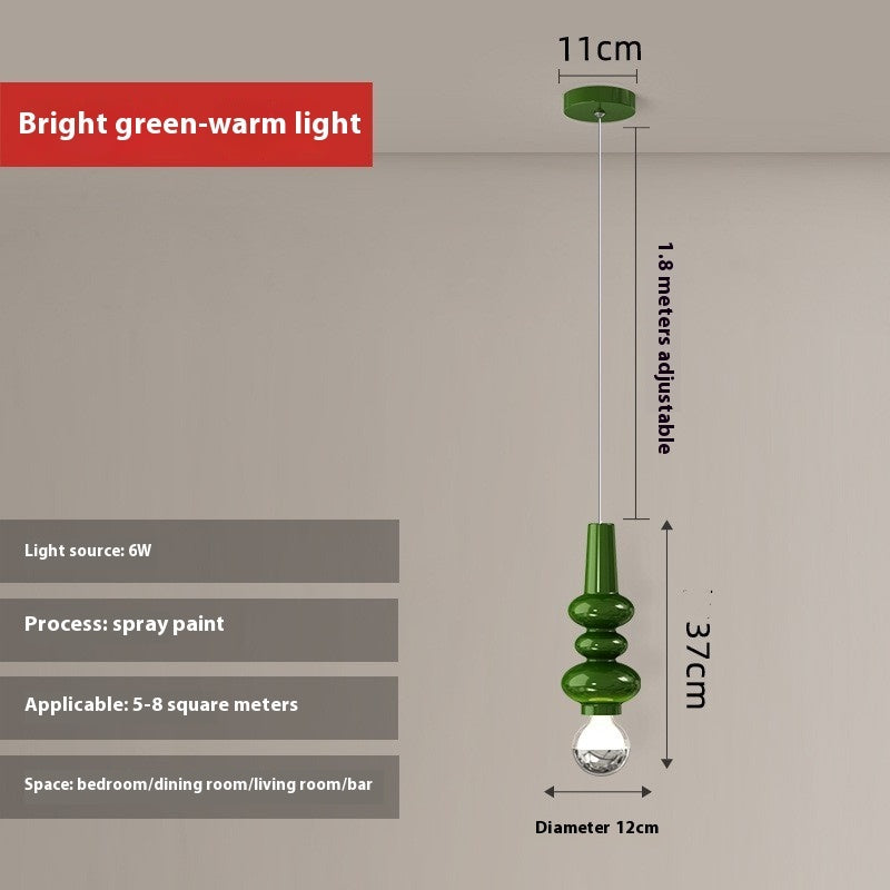 French Cream Style Bedroom Bedside Chandelier