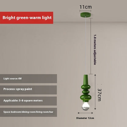 French Cream Style Bedroom Bedside Chandelier