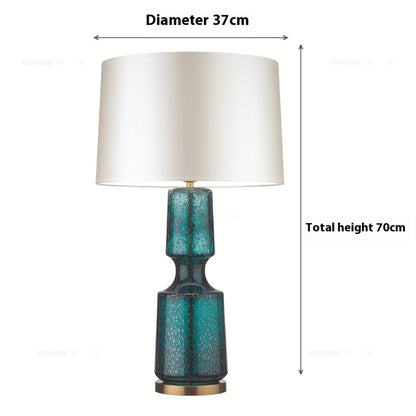 Simple Glass Art Table Bedroom Living Room Creative Lamps
