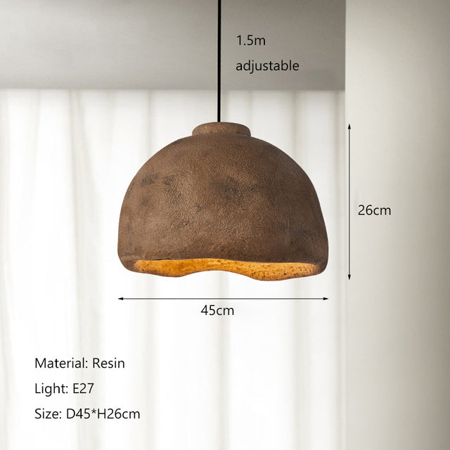 Japanese Resin Pendant Chandelier Modern Simple