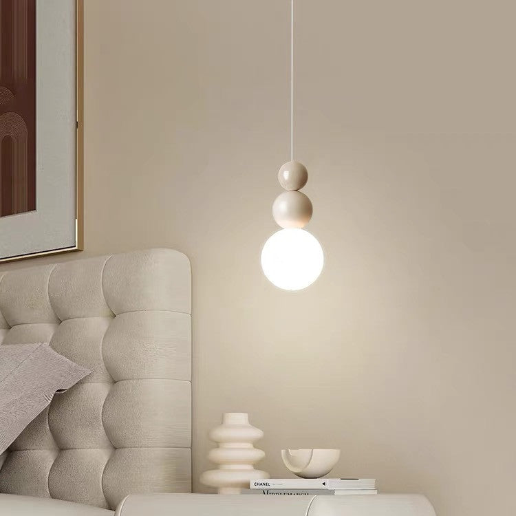 Cream Style Full Spectrum Bedroom Bedside Chandelier