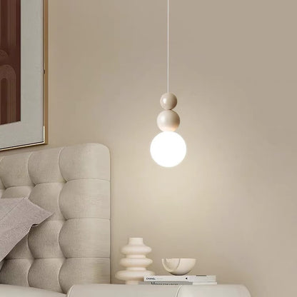 Cream Style Full Spectrum Bedroom Bedside Chandelier
