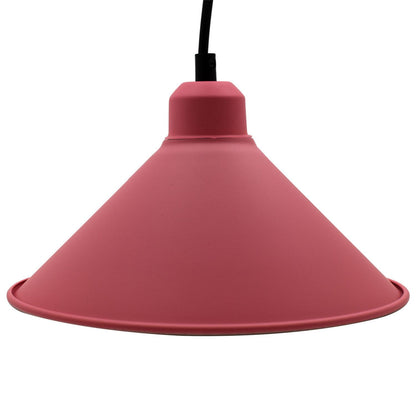 Modern Industrial Cone Shade Pendant Light E27 Adjustable Hanging Lamp