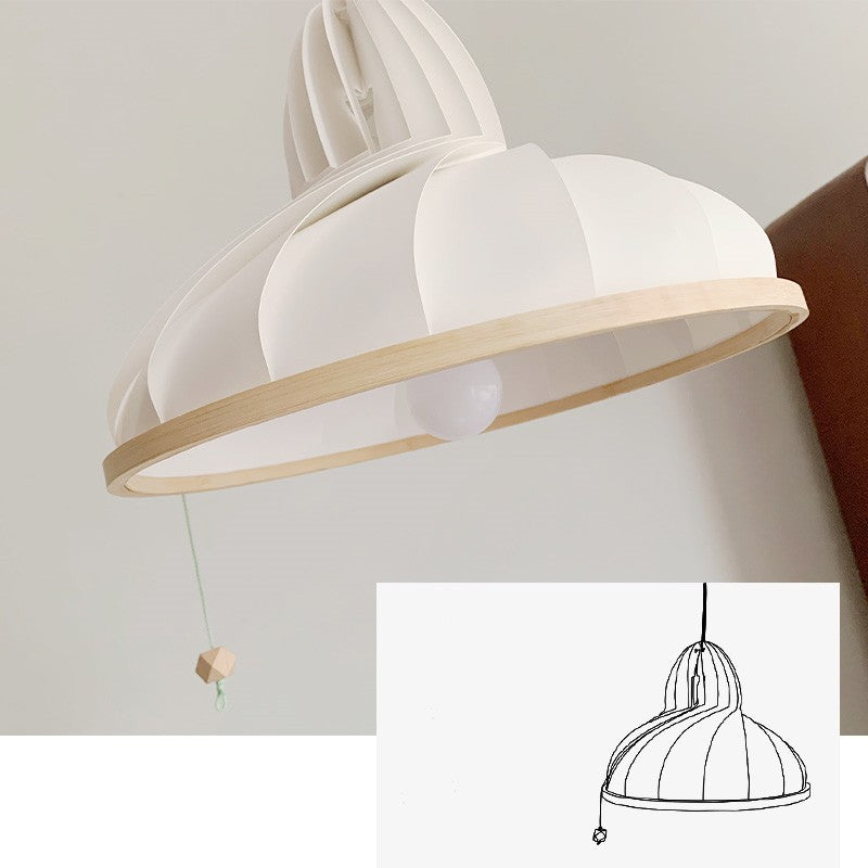 Nordic Paper Origami Pendant Light - Hand-Woven Design