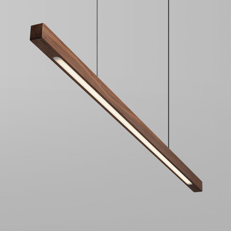 Home New Chinese Style Solid Wood Led Chandelier