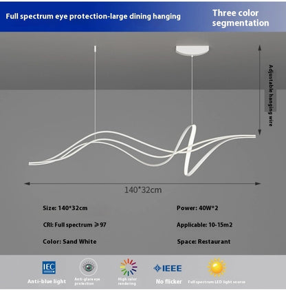 Dining Room Chandelier Modern Minimalist Creative Abstract Lamps