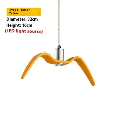 Nordic Personalized LED Chandelier Post-modern Simple Macaron