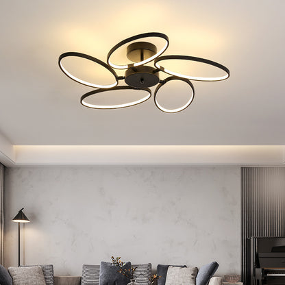 New Modern Minimalist Creative Personality Ring Led Chandelier