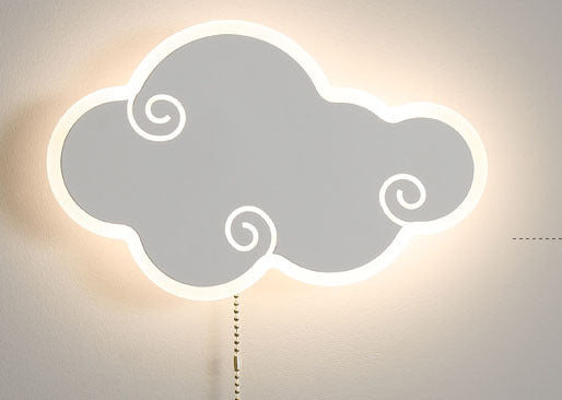 Cloud Children's Wall Creative Modern Simple Bedroom Bedside Lamp