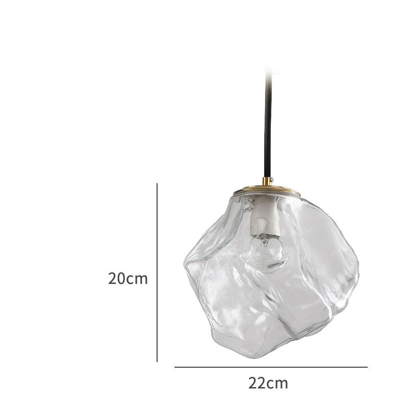 Minimalist Art Ice Cube Restaurant Chandelier Personality Creative