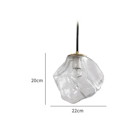 Minimalist Art Ice Cube Restaurant Chandelier Personality Creative