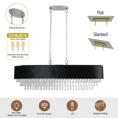 Modern Crystal Chandelier for Living-Room Cristal Lamp Luxury Home