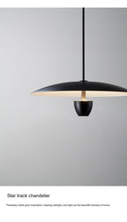 Modern Minimalist Black Pendant Chandelier