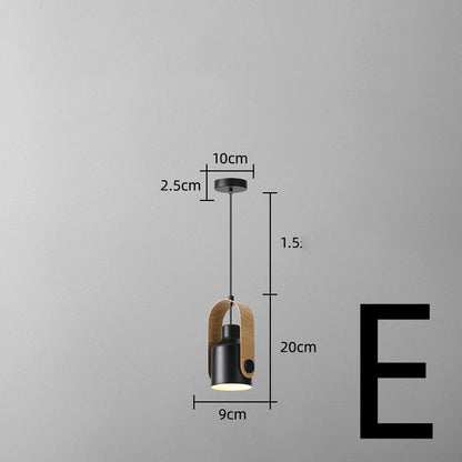 Nordic Bedside Small Chandelier Bar Art Three-head Dining Room Lamp