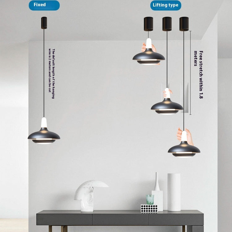 Lámpara Colgante Nórdica LED Ajustable para Cabecera