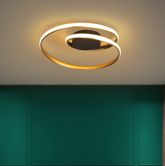 Aluminum Line Bedroom Light Simple Modern Living Room Ceiling Lamp