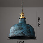 Retro Cafe Pendant Lamp Copper & Iron Design