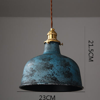 Retro Cafe Pendant Lamp Copper & Iron Design