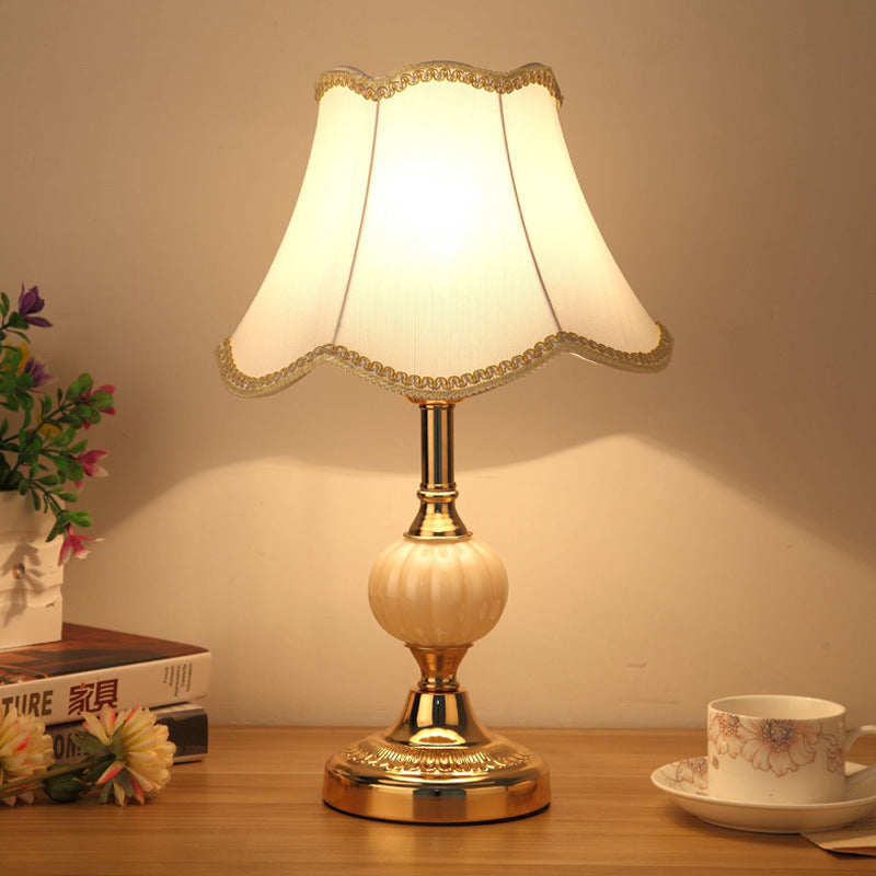 European Minimalist Glass Bedroom Bedside Lamp