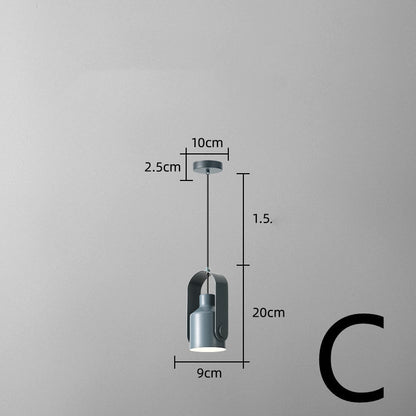 Nordic Bedside Small Chandelier Bar Art Three-head Dining Room Lamp