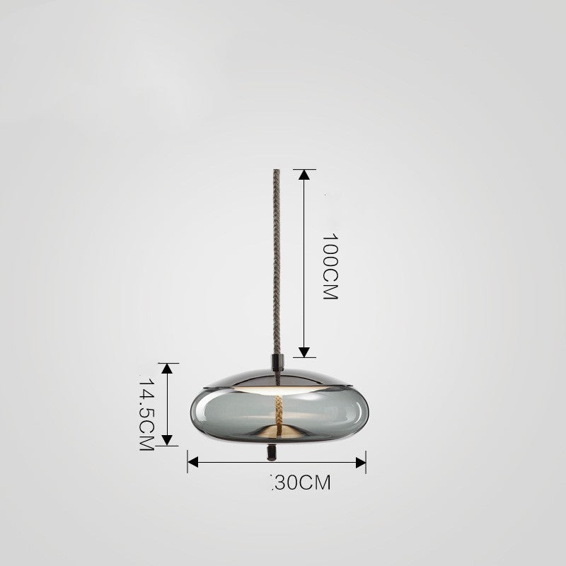 Nordic Glass Pendant Chandelier Single Head