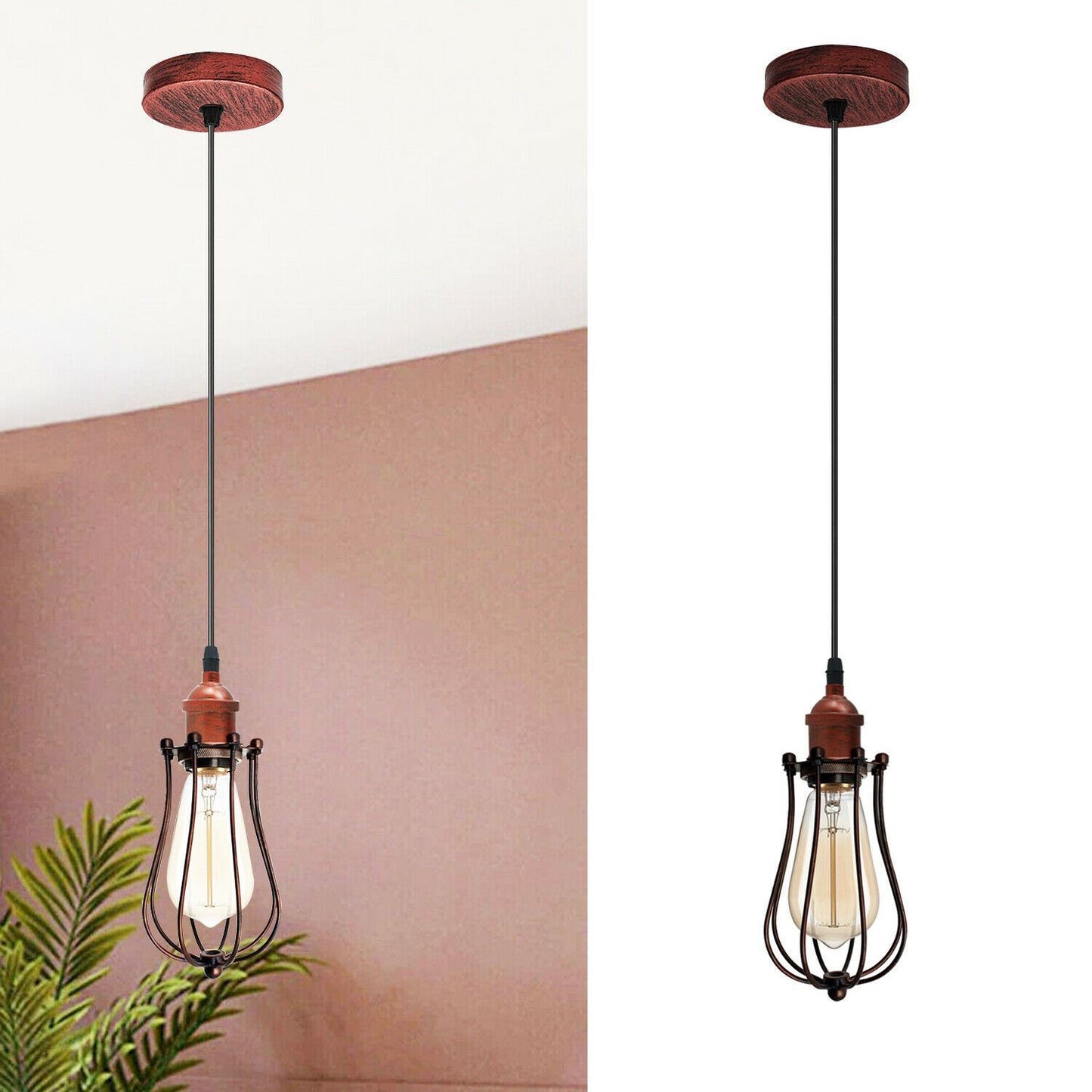 Cage Pendant Lights For Kitchen ~1193