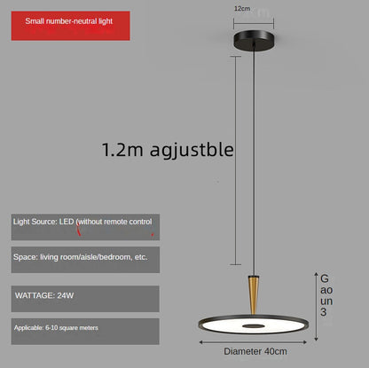 Restaurant Single Head New Simple Chandelier