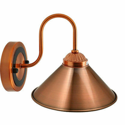 Modern E27 Solid Copper Metal Wall Light Lamp Sconce Light