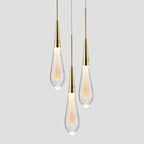 Modern Crystal Pendant Light - Adjustable