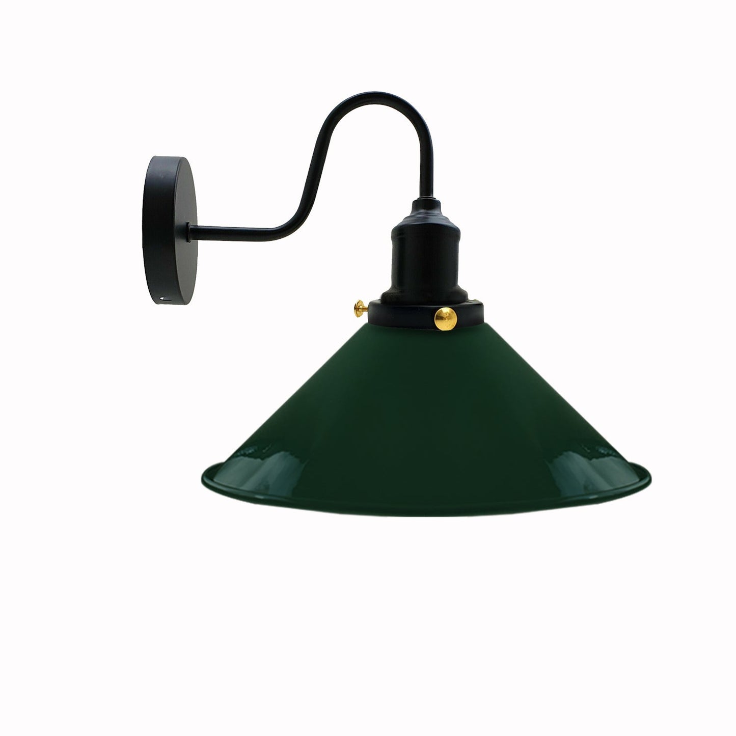 Industrial Vintage Green colour Swan Neck Wall Light Indoor Sconce
