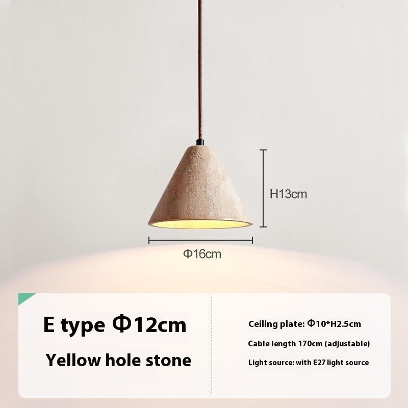 Japanese Style Cream And Quiet Wind Bedroom Bedside Chandelier