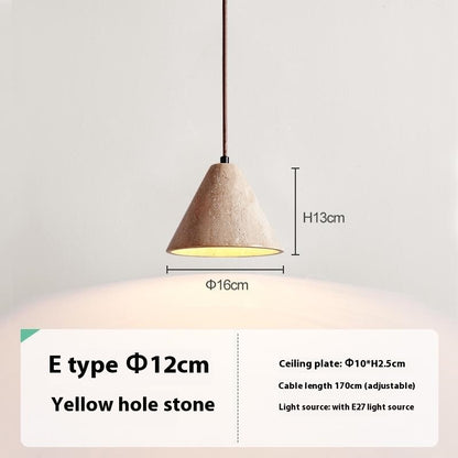 Japanese Style Cream And Quiet Wind Bedroom Bedside Chandelier