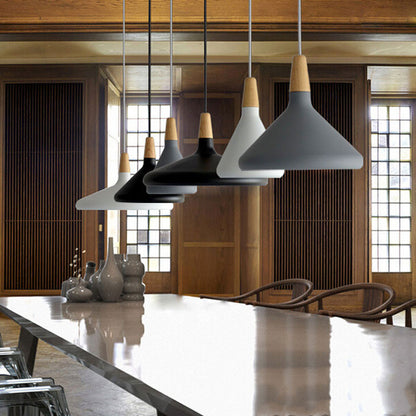 Nordic Single Head Bar Aluminum Chandelier