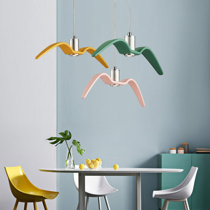 Nordic Personalized LED Chandelier Post-modern Simple Macaron