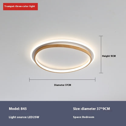 Bedroom Light Creative Japanese Log Room